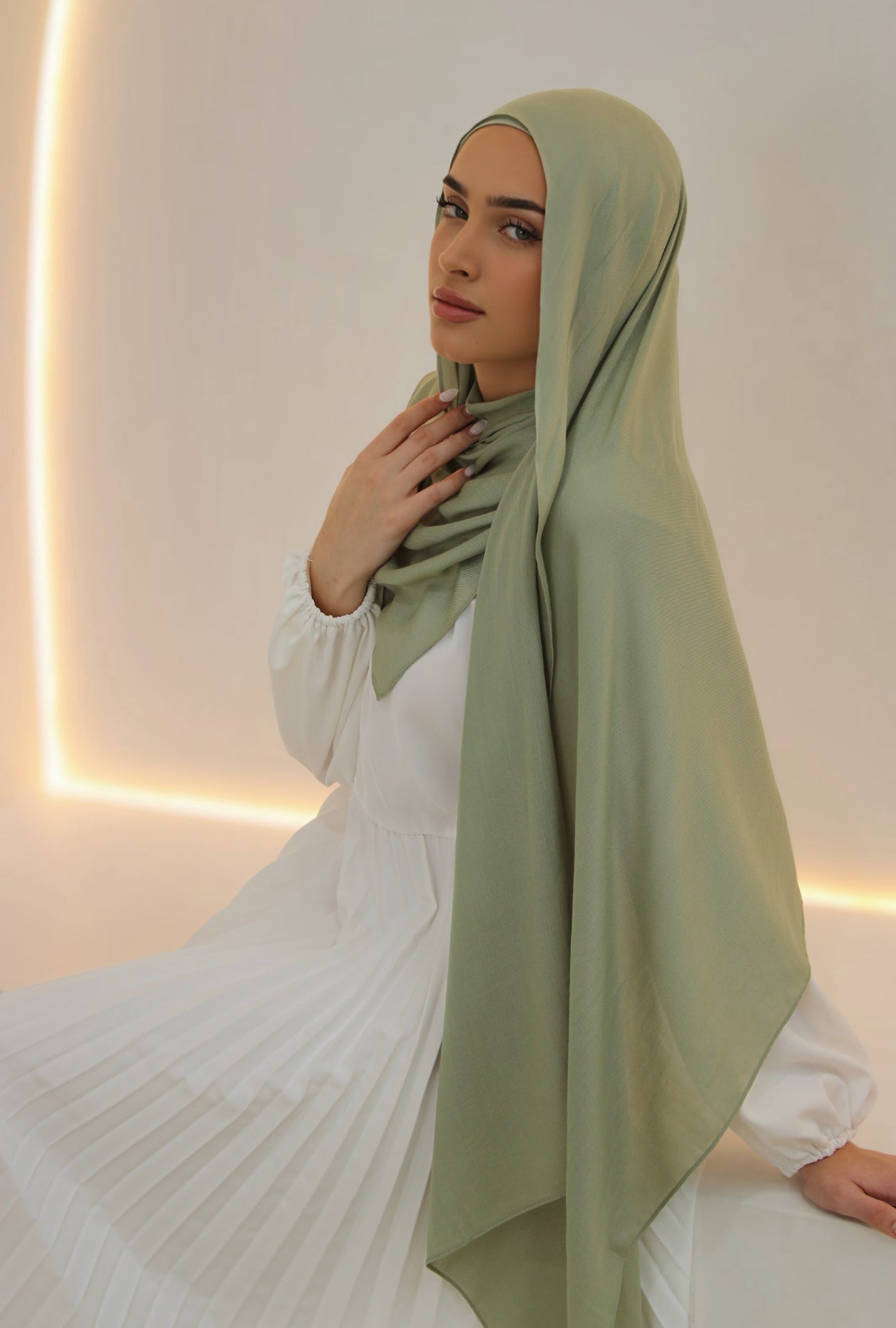 MODAL SCARF SET - MOSS
