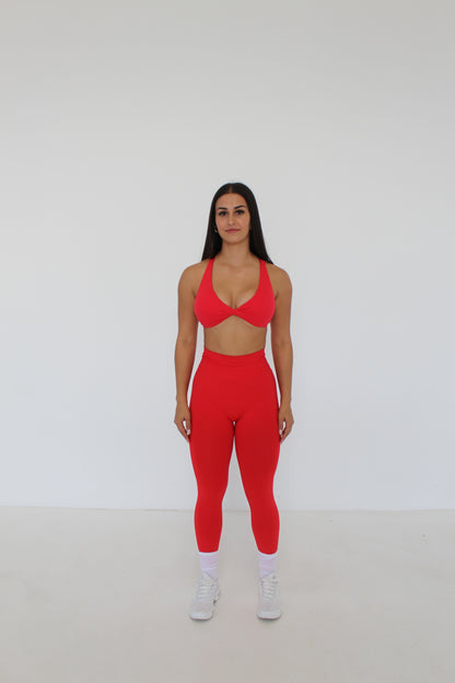 CONTOUR LEGGINGS - ROYAL RED