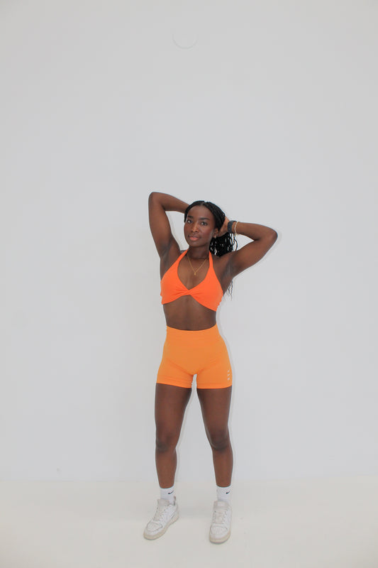 CONTOUR SHORTS - TANGERINE