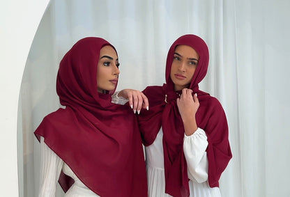MODAL SCARF SET - RUBY