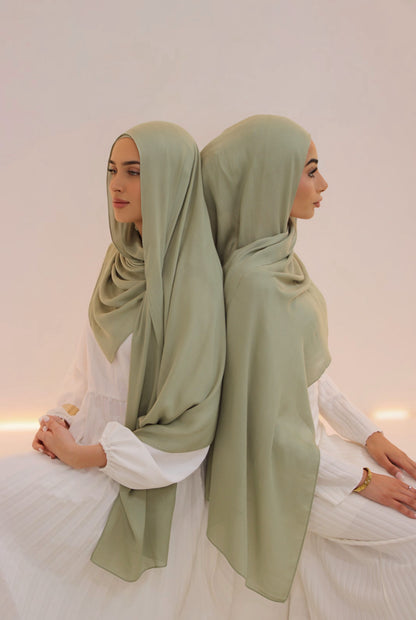 MODAL SCARF SET - MOSS