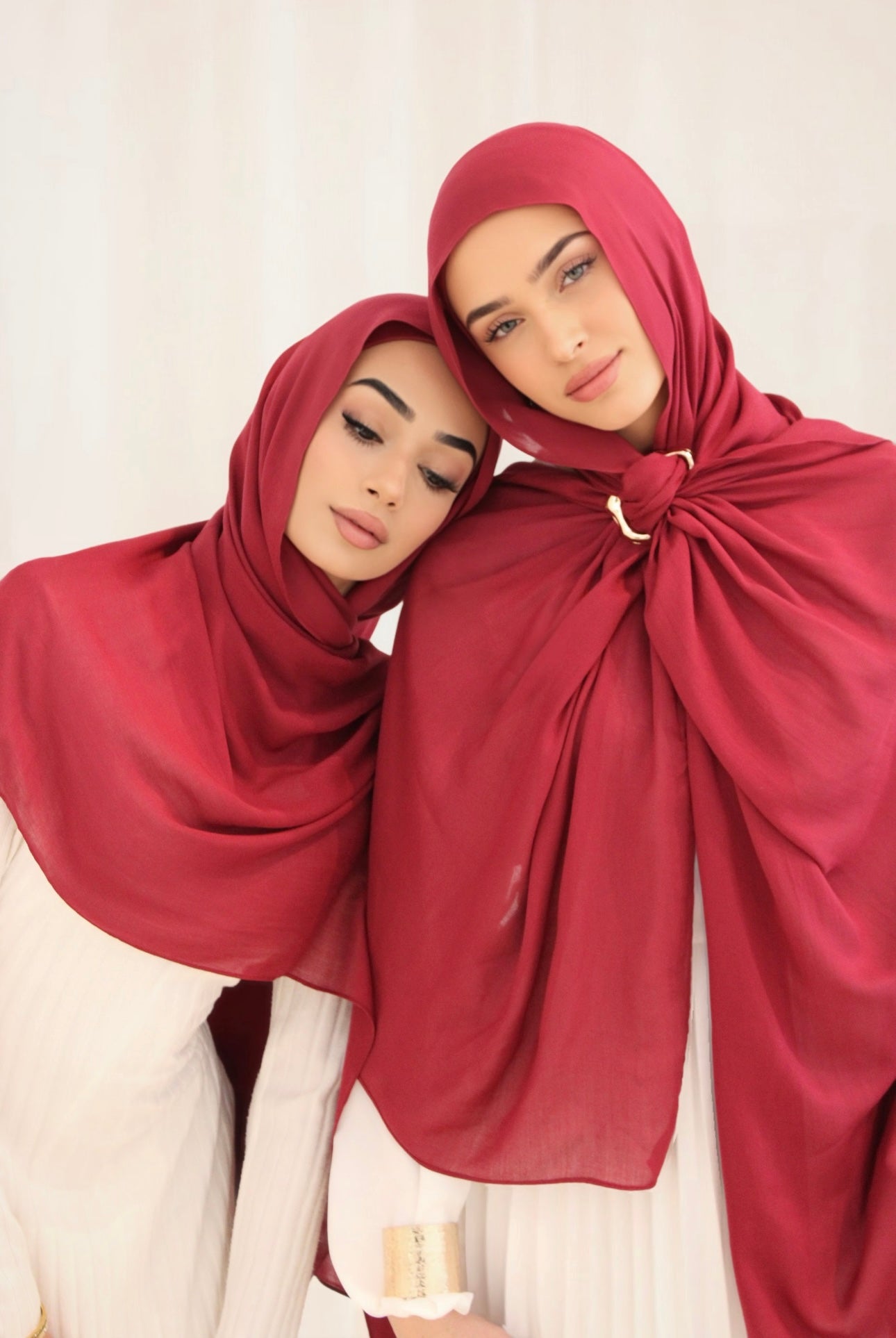 MODAL SCARF SET - RUBY