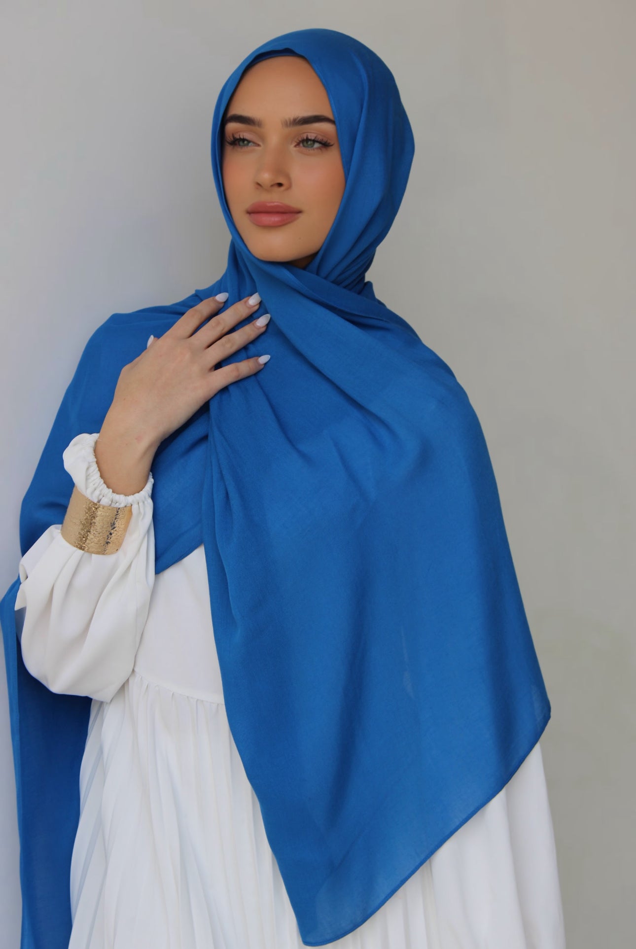 MODAL SCARF SET - LAPIS